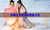 双道士分身为何会被人骂