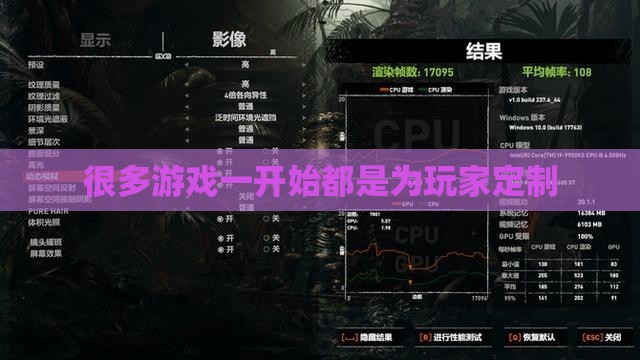 很多游戏一开始都是为玩家定制