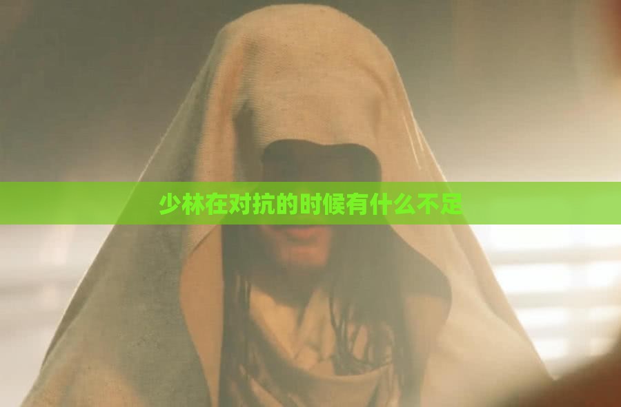 少林在对抗的时候有什么不足